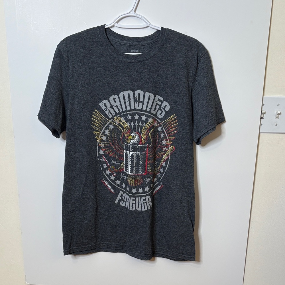 Ramones Forever Graphic T-Shirt - Charcoal